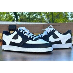 Nike Court Vision Low Black White Panda Men’s Size 10.5 Sneakers HM9862-001